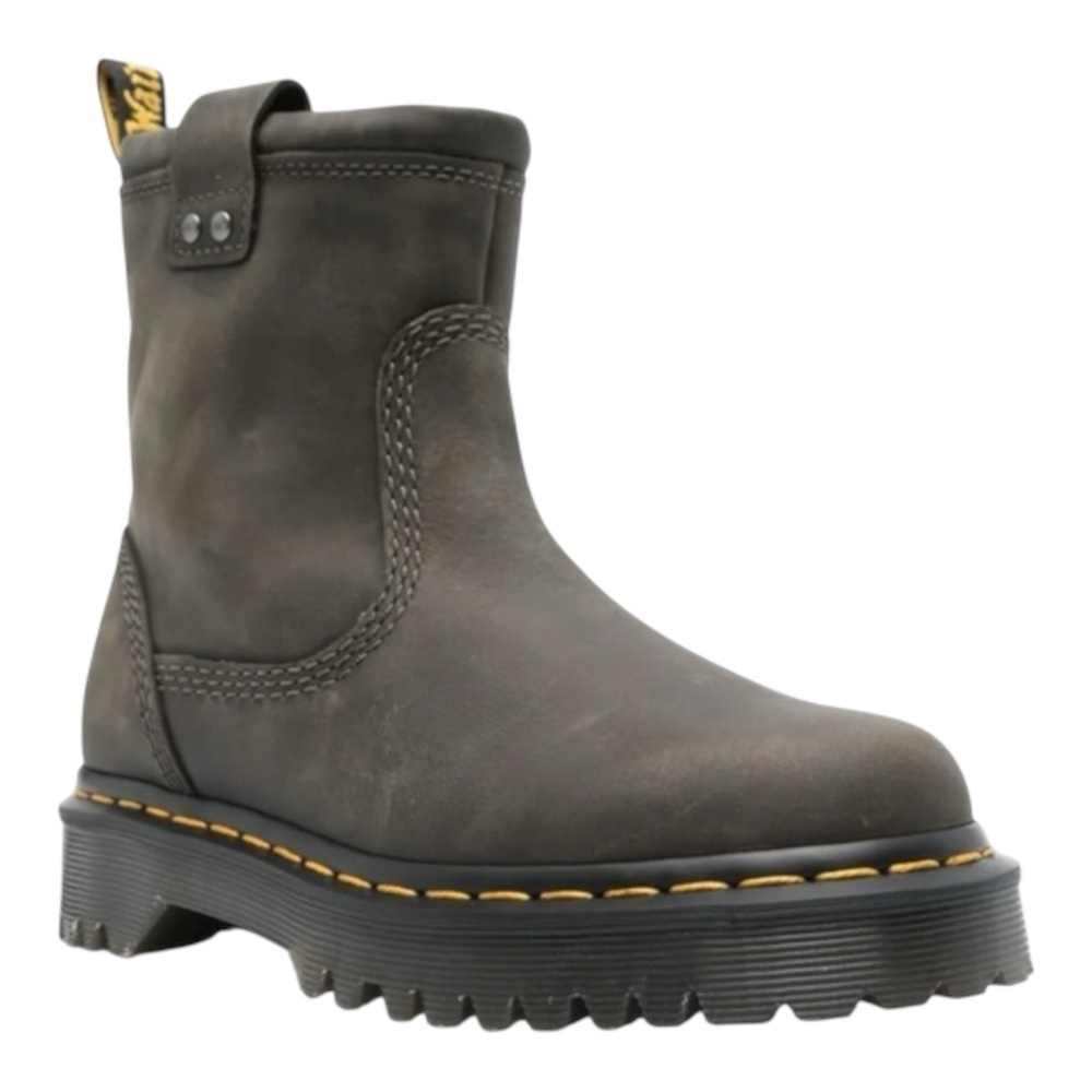 Dr Martens unisex Anistone lo chelsea boots in brown leather